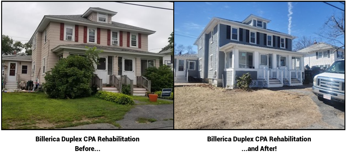 Billerica Duplex Before and After