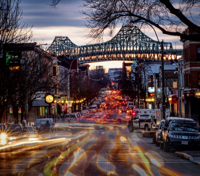 City of Chelsea, Broadway at Night - Photo by Matt Frank