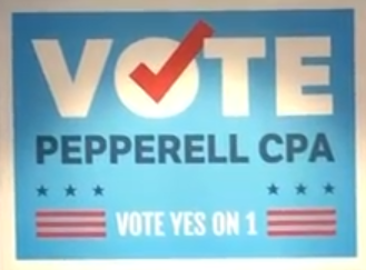 Pepperell CPA Campaign Sign