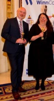 Jeff and Stacia at the Preservation Massachusetts Tsongas Awards, May 2015