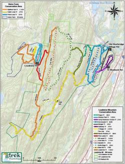 Leadmine Property Trail Map