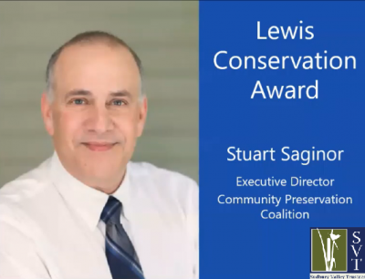 Stuart Saginor Receives the Lewis Conservation Award