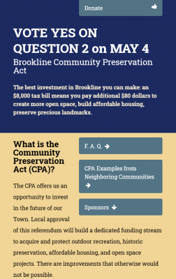 Brookline CPA Campaign Site