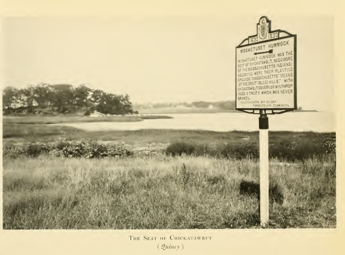 Tercentenary Marker Historic Photo - Quincy