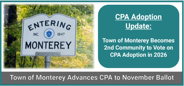 CPA Adoption Update: Monterey Advances CPA to November Ballot