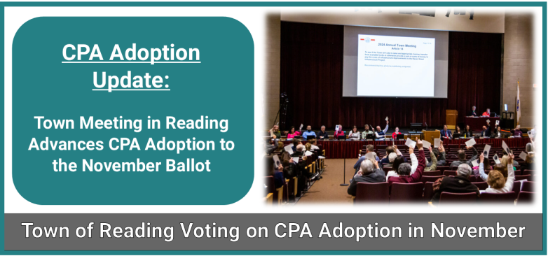 CPA Adoption Update: Reading Voting on CPA Adoption in November