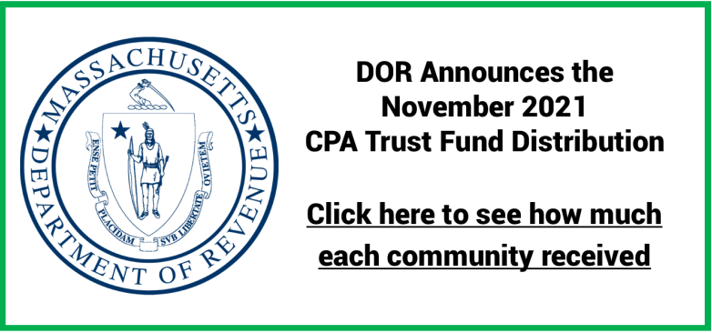 DOR Announces 2021 CPA Trust Fund Match