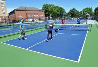 Pickleball Courts at Hollis Field in Braintree